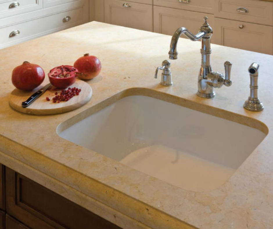 Limestone used in washbasin