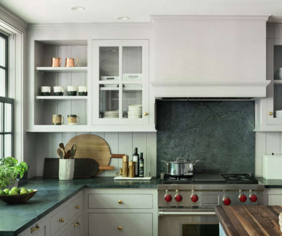 Soapstone used in the kitchen